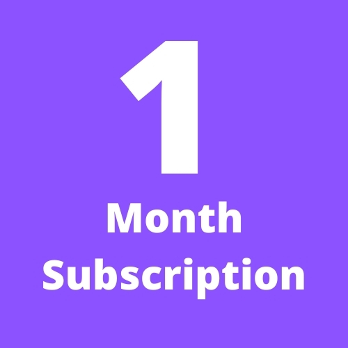 1 Month Subscription